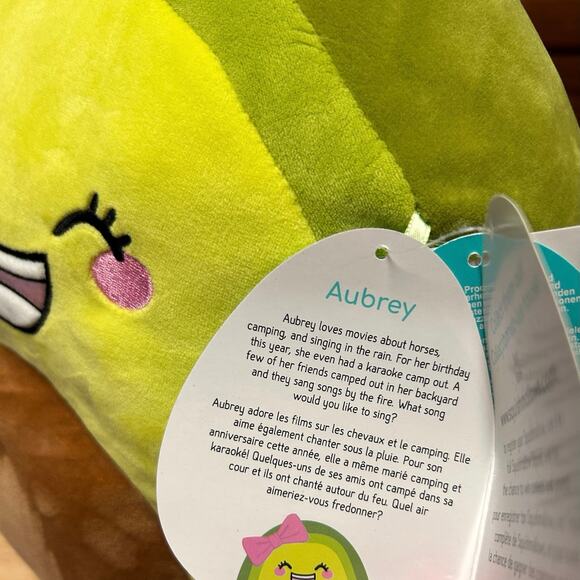 New Squishmallow Claire's Exclusive Aubrey Avocado Plush 12" 2020 New With Tags - Picture 6 of 12